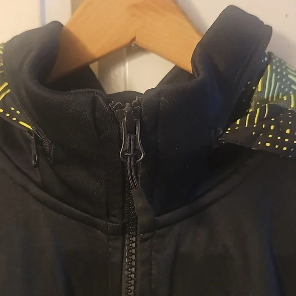 NIKE Black and Yellow Jacket, Men's, Size XL - Picture 2 of 9